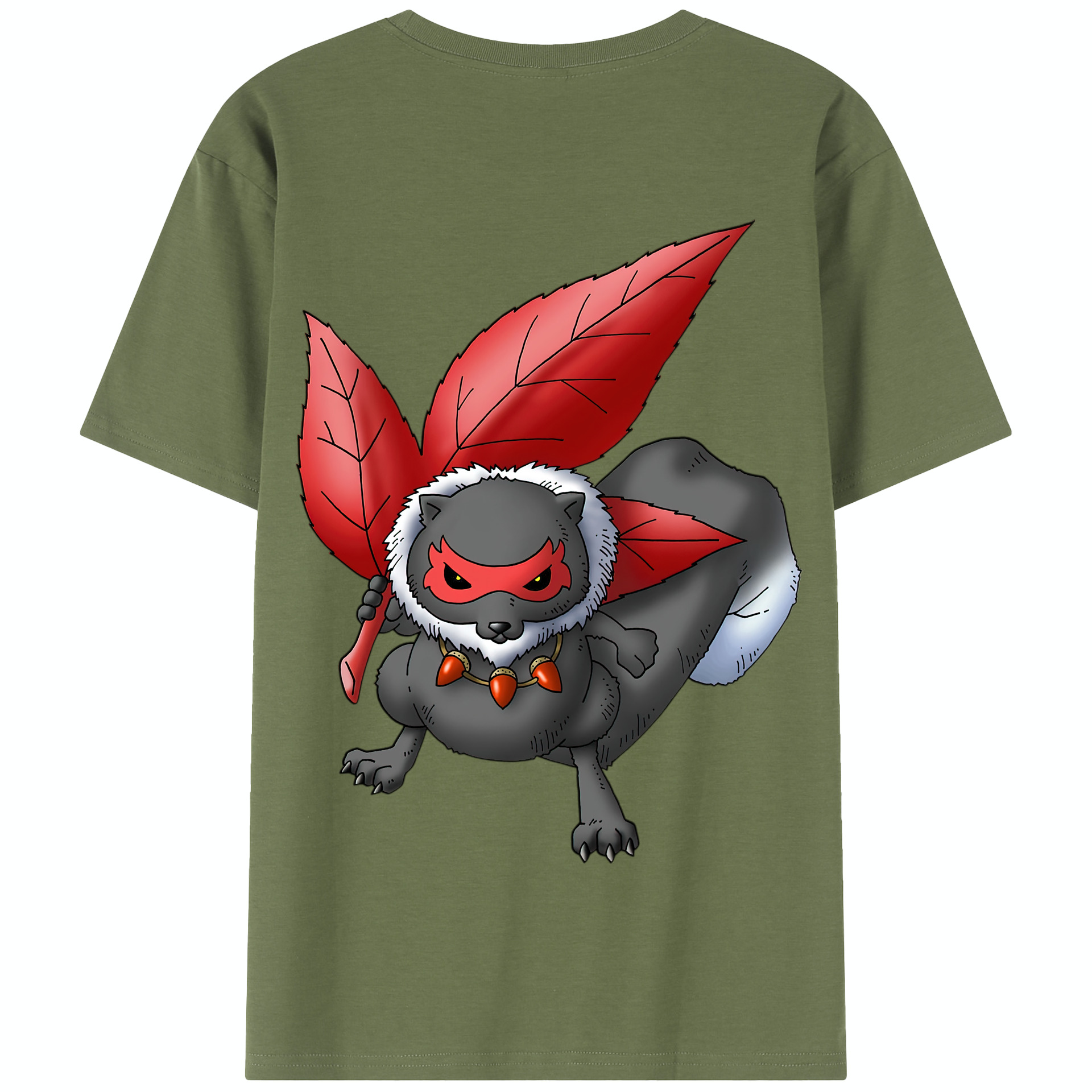（画像用） ドラゴンクエスト Doragon Kuesuto Dragon Quest 綿100％半袖Tシャツ（背面プリント）